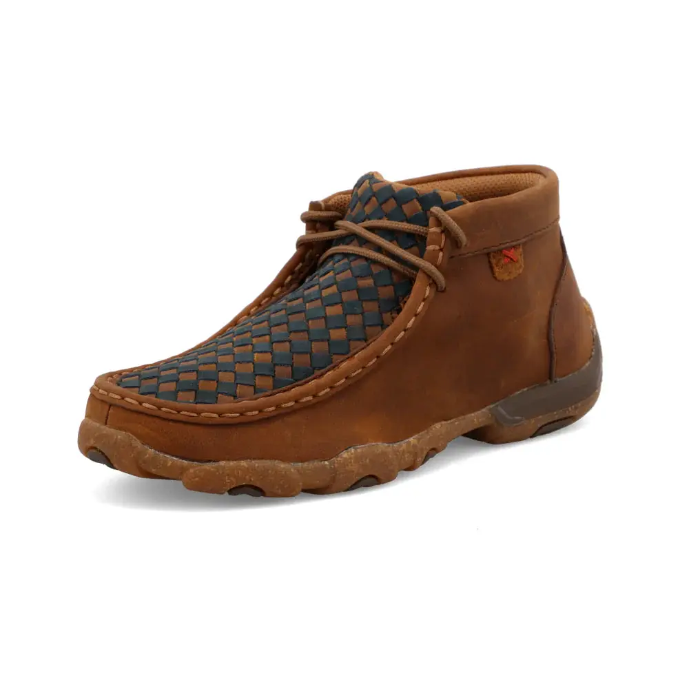 Boys Chukka Driving Moc OILED SADDLE/ BLUE YDM0046