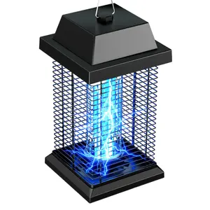 Electronic Mosquito Killer 4000V UV Bug Zapper Indoor & Outdoor Mosquito Trap with Hanging Ring Removable Tray, Safe for Kids & Pets