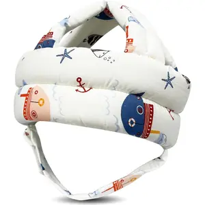 X-KCP07   Baby Head Protector for Crawling Walking, Baby Helmet Adjustable No Bumps and Soft Cushion, Infant Safety Cap for Kid Learning to Walk