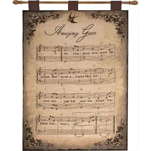 Manual Woodworkers and Weavers HWBLSA How Sweet The Sound Tapestry Wall Hanging Vertical 26 X 36 in.