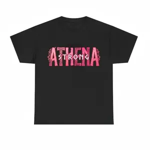 Athena Strong Graphic T-Shirt Greek Mythology Warrior Goddess Vintage Style Powerful Feminine Aesthetic Unisex Tee