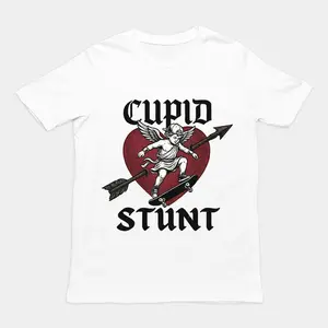 Funny Streetwear Graphic Tee – “Cupid Stunt ” Statement Shirt for Men & Women, Gift for Her and Him, Vibes