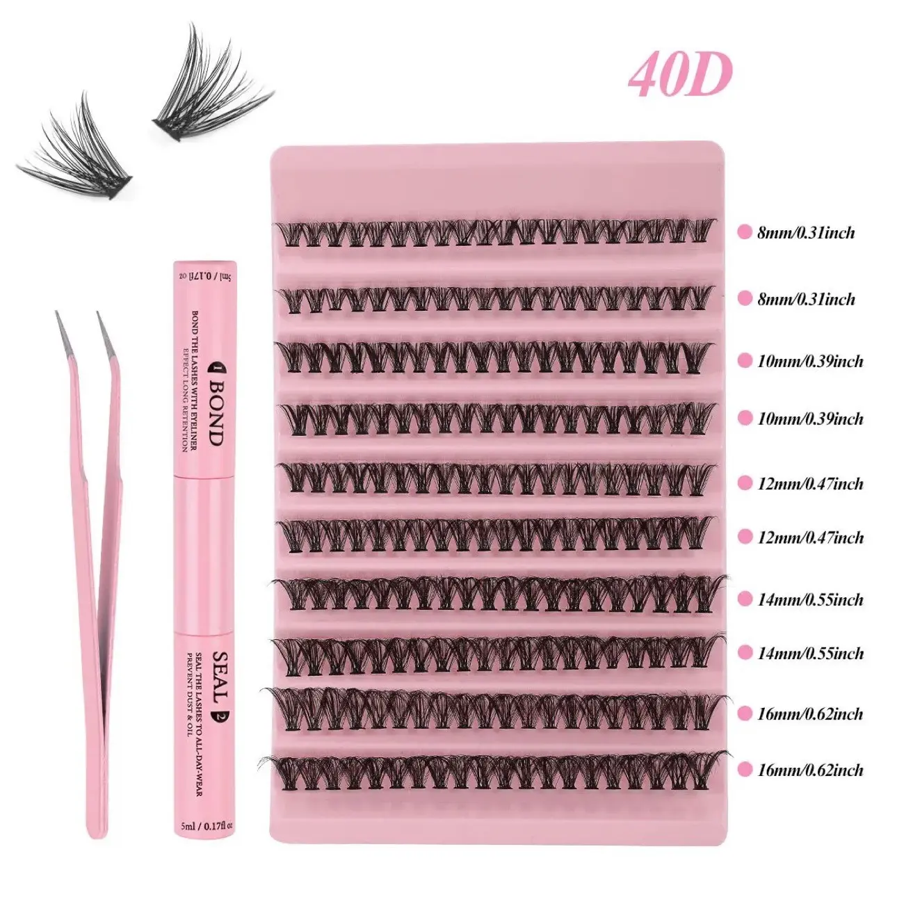 Washboard False Eyelashes, Long-Lasting Waterproof Sweat-Proof Eyelash Extensions for Commuting, Dinners, Ideal for Your Daily Makeup Routine, Eyelashes Extensions, Lash Extension