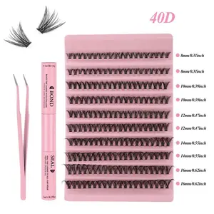 Washboard False Eyelashes Long Lasting Waterproof Sweat Proof for Commuting Dinners Photoshoots