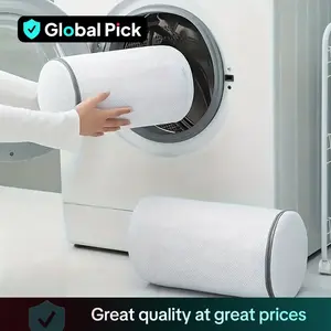 Shoes Washing Bag, 2 Counts Mesh Washing Cleaning Bag for Sneakers, Travel Organization Pouch for Sneakers Shoes Socks Bras