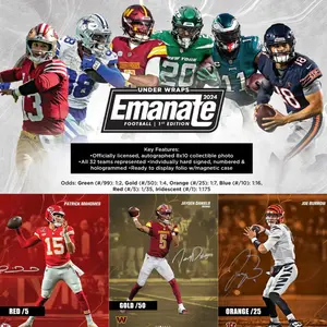 2024 Emante Underwraps Autographed Football Picture