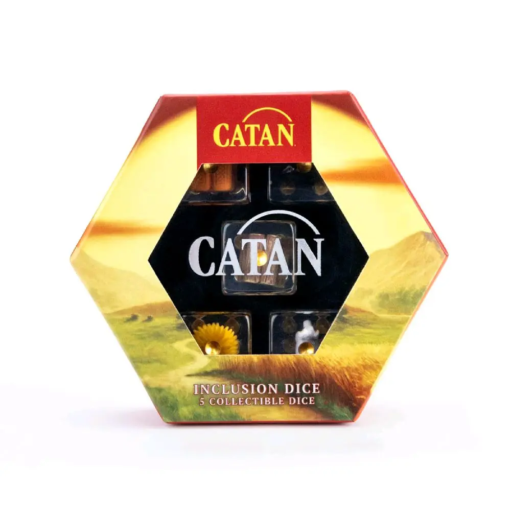 Catan Inclusion Dice - Collectible Dice Set with 5 Dice in a Box