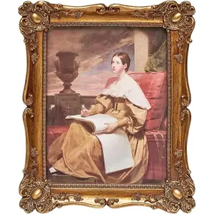 Picture Frame 8x10 Inch, Ornate Antique Photo Frames with Glass Front, Baroque Design, Tabletop & Wall Hanging, Photo Gallery,
