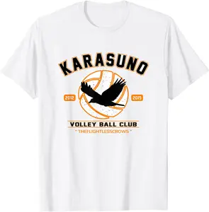 Japanese Anime Volleyball Club Karasunooo High  T-Shirt Crewneck Unisex