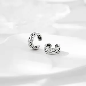925 Sterling Silver Ear Cuff Earrings - Non-Piercing Helix Cartilage Cuffs, Hypoallergenic Jewelry for Women