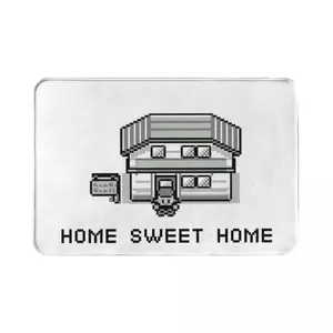 Pokemon Home Sweet Home Polyester Doormat Rug Carpet Mat Footpad Anti-Slip Washableentrance Kitchen Bedroom Balcony Cartoon