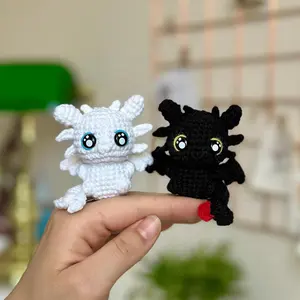 Toothless-Inspired Amigurumi Dragon Pattern | Crochet Your Own Night & Light Fury