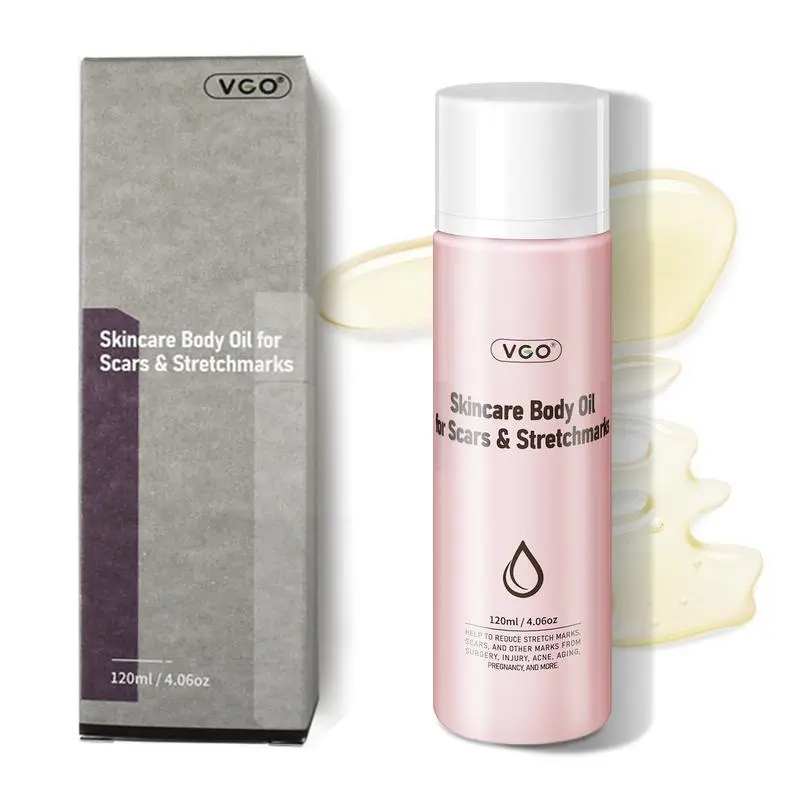 VGO Body Oil for Scars & Stretch Marks  Lightweight, Hydrating Formula for Smooth, Radiant Skin | 120ml