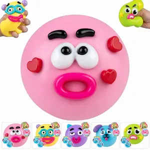 NEW Face Swap Squishy Cutie Toy, Funny Dog Squeeze Fidget, Soft Moldable Anxiety Relief Sensory Toy, Cute Desk Decoration Party Favors Gift for Kids Adults