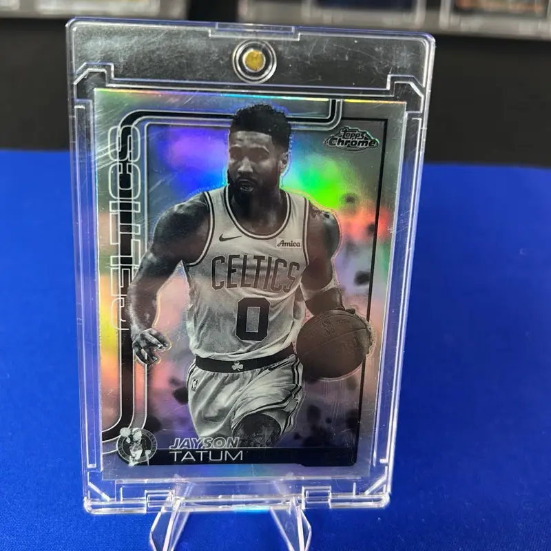 Jayson Tatum — 2025-2026 Topps Chrome Negative Parallel