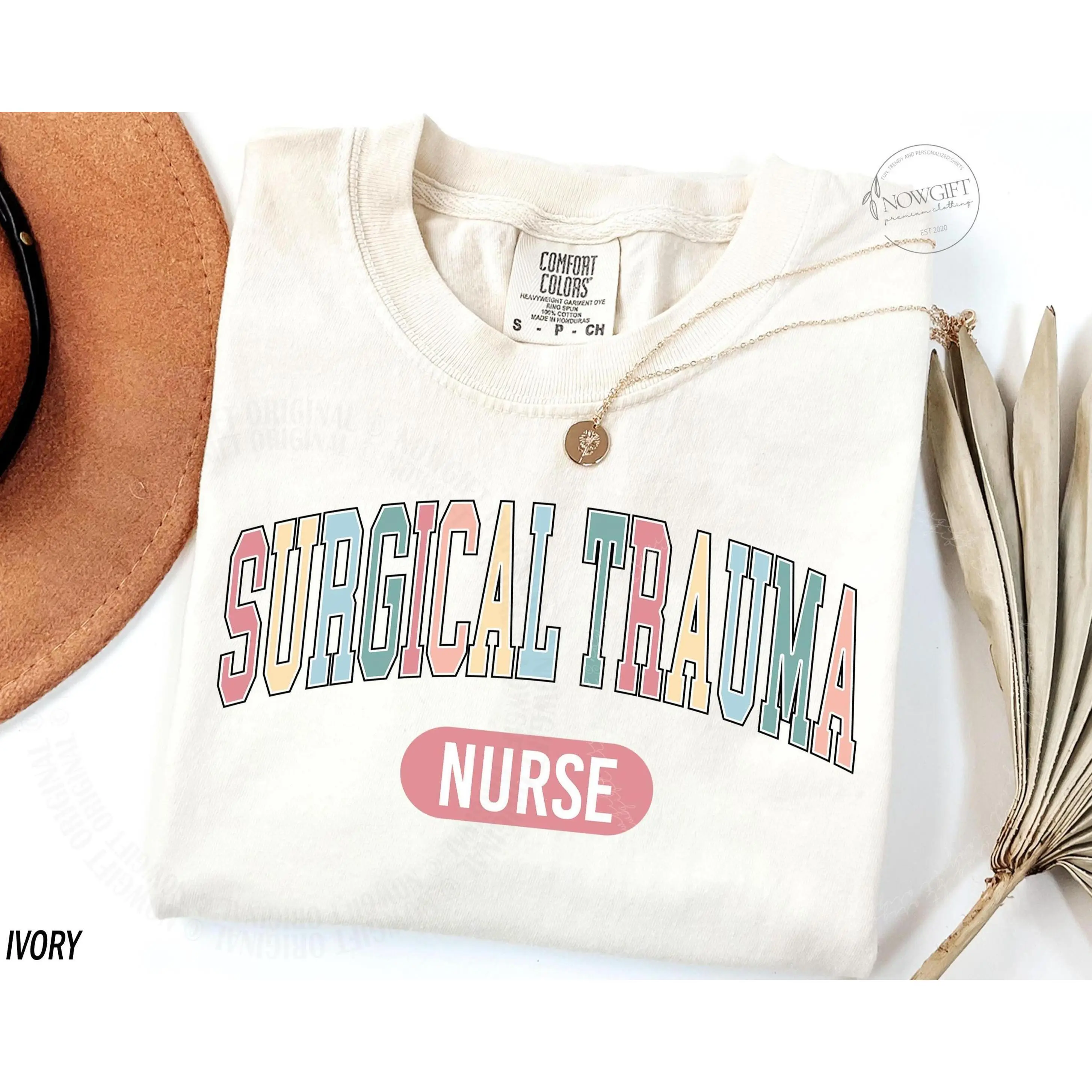 Comfort Colors Surgical Trauma ICU Shirt,  STICU Shirt, Trauma ICU Nurse Shirt, Nurse Appreciation Gift, Healthcare Apparel, Nurse Life Fabric Top Womenswear Fit