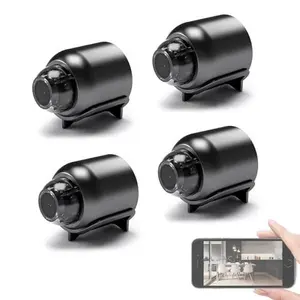 2.4G WiFi Mini Camera for Home & Office, Plug-in HD Surveillance Cam with TF Card Slot, Motion Alert & Mobile Phone Remote View, No Built-in Battery Security Camera