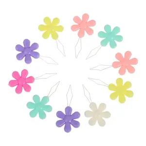 Colored Plum Blossom Plastic Needle Threading Machine Thread Threading Tool Manual Sewing DIY Accessories for The Elderly Sewing Supplies Crafts
