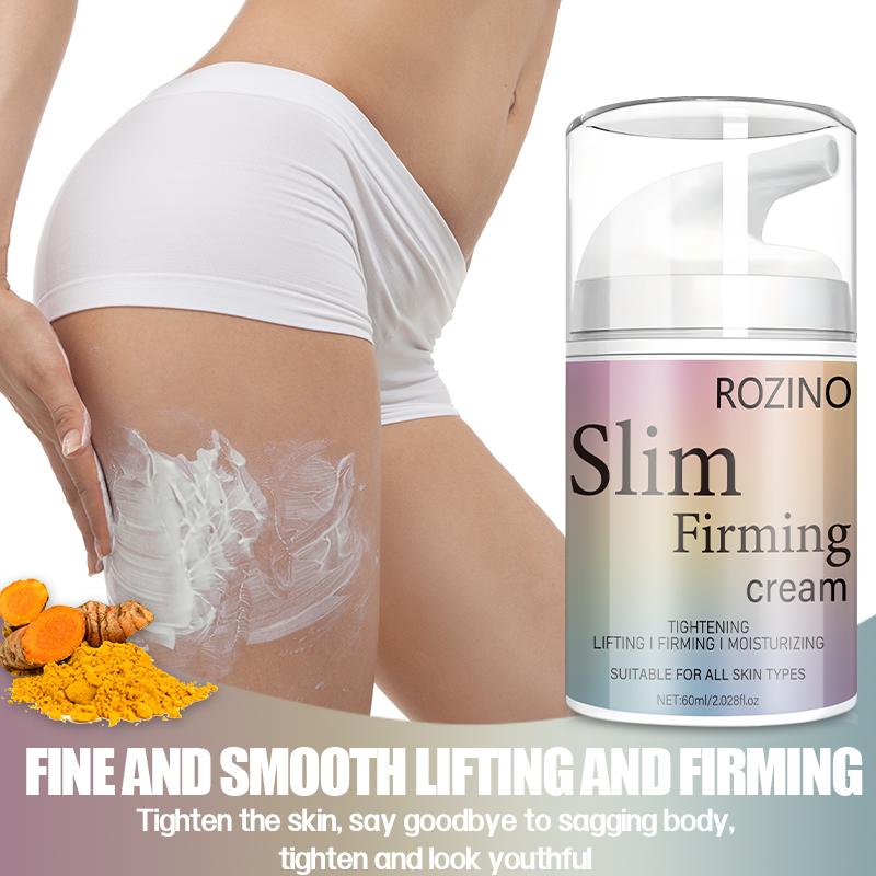 ROZINO Cream - Tightens Loose Belly Skin & Skin On Legs Arms Body & Butt - 60ml Moisturizing Formula for Defined Look
