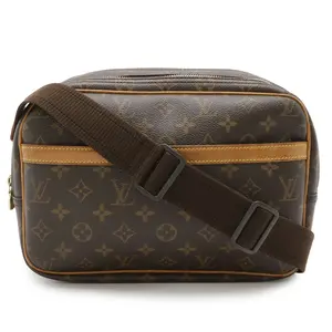 Pre-owned Louis Vuitton Canvas Shoulder Bags Reporter PM Monogram Shoulder Bag