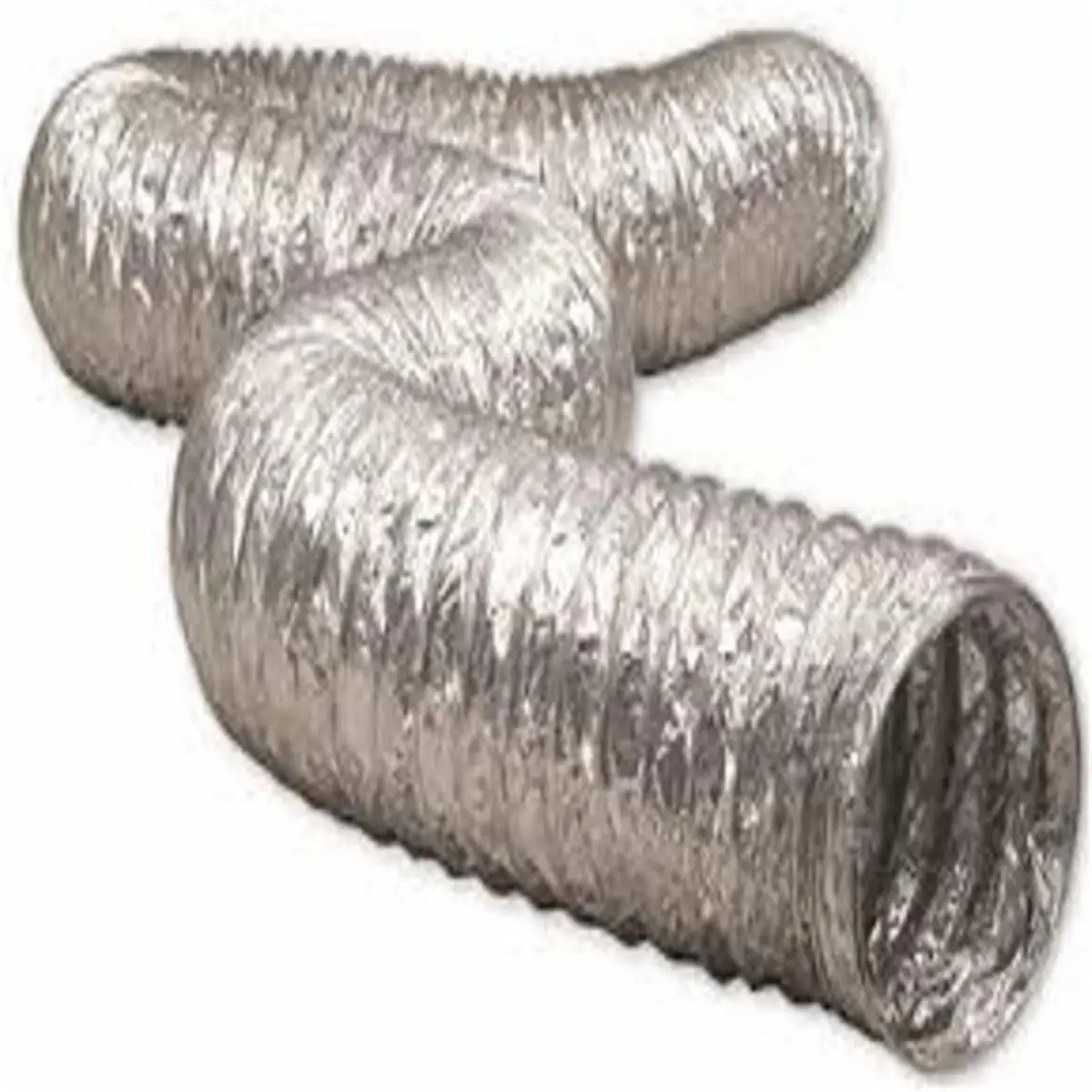 212 MAIN Jafine TD425 Proflex Fire-Retardant Aluminum Foil Flexible Duct, 4 in. x 25 ft., Designed for Dryer Venting
