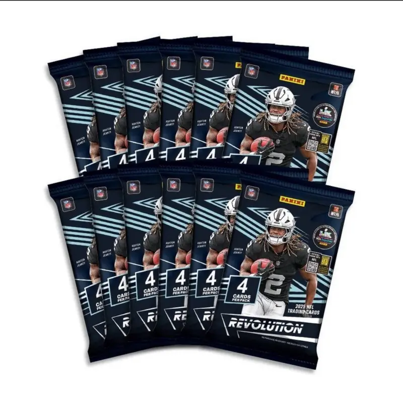 1 Pack of NFL Panini Revolution 2025 from a Mega Box - Ultra-Rare