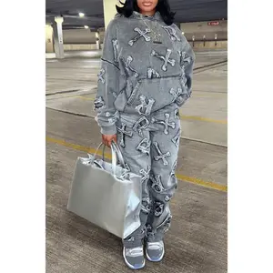 2025 Autumn Women’s Jogger Tracksuit Sets – Two-Piece Pants & Hoodie/Sweatshirt (Set of 2)