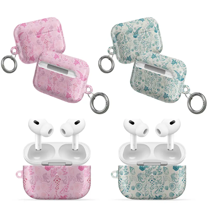 Coral Reef Whale Shark Airpod Case, Ocean Animal Whale Shark Protective Cover, summer vibes, gift for him, gifr for her