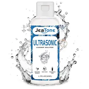 Ultrasonic Jewelry Cleaner Solution for Ultrasonic Cleaner Machine Professional Cleaning of Jewelry Diamonds Gold Silver Remove Odors Discoloration & Stains 50ml