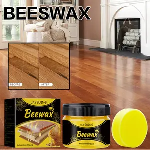 Jaysuing Furniture Restoration Beeswax, Furniture Beautification Polishing Maintenance Cleaning Care Beeswax