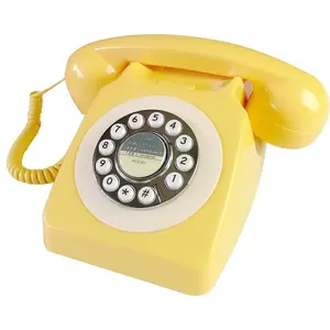 Corded Retro Phone,  80's Classic Telephone/Old Fashion Landline Phone/Wired AntiqueTelephone for /Office/Hotel