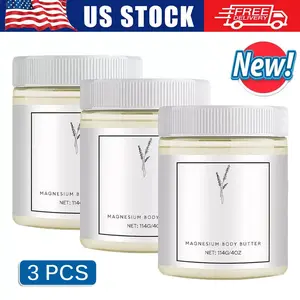 3PCS Mama-Bear Neuropathy Cream- 114g/4OZ Magnesium Butter, Magnesium Cream US