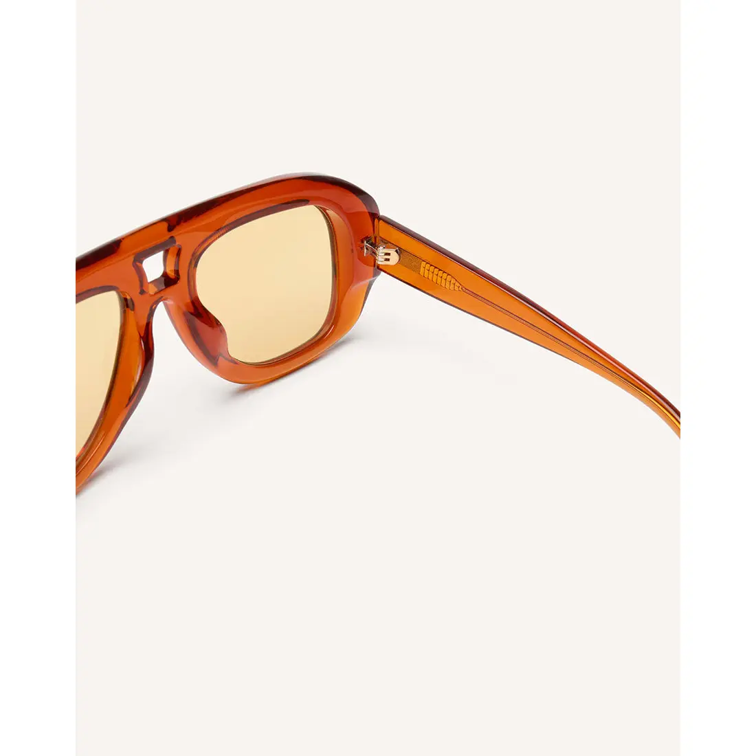 Dezi Brown Tinted Aviator Sunglasses DEZI EYEWEAR - 6FT main image 3