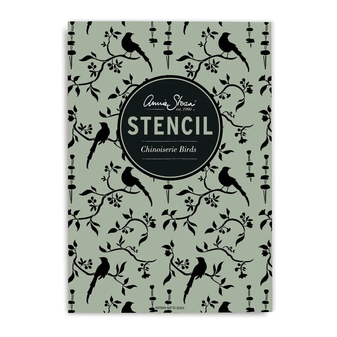 Chinoiserie Bird Stencil - Annie Sloan