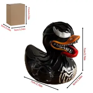 2026 New Creative Odd Duck Resin Figurine, Collectible Figurine, Party Desk Ornament, Funny Evil Duck Statue, Unique Home Decor, Fun Office Decoration