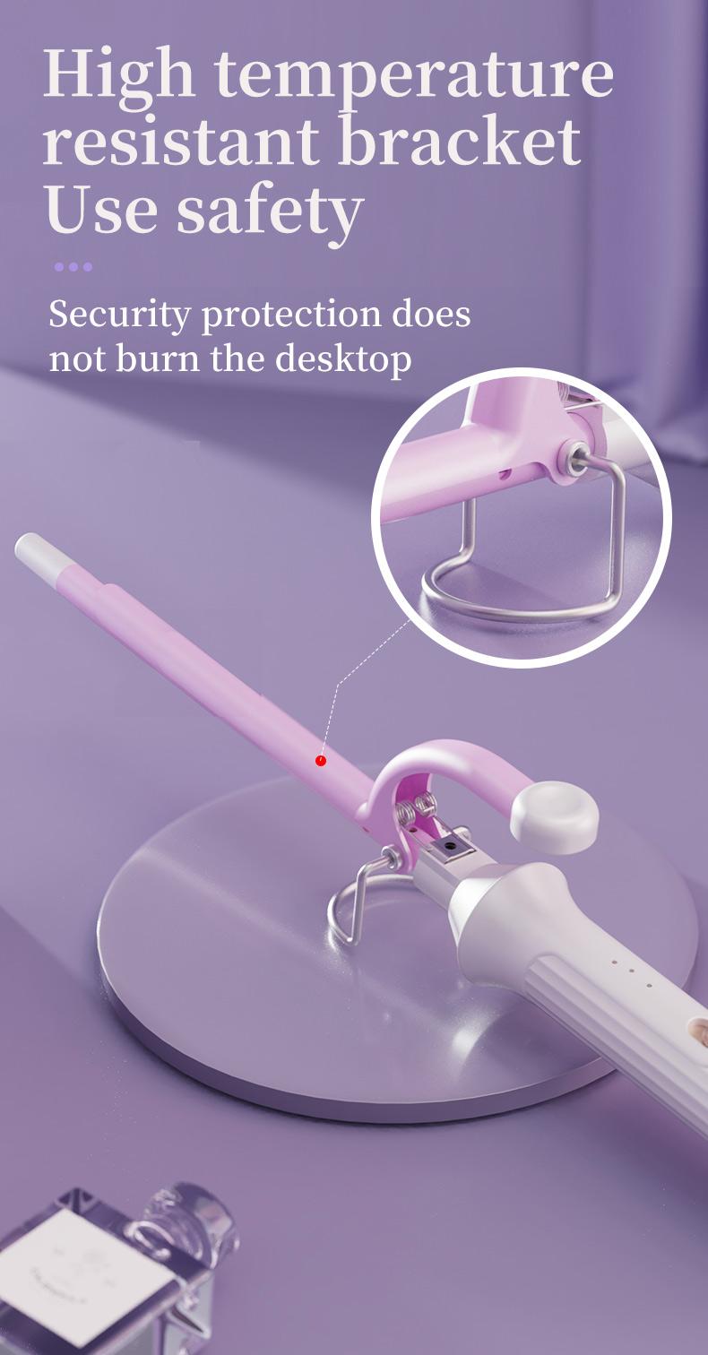 9mm curling iron for wool-like tight curls, mini hair curler, dorm-friendly hair styling tool