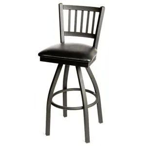 Verticalback Swivel Bar Stool
