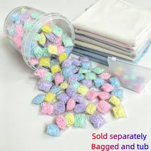 Mixed Fragrance Long-Lasting Microcapsules, 30/50/100 Pieces, Laundry Softener Beads, Anti-Static, Eco-Friendly, Home & Commercial Use