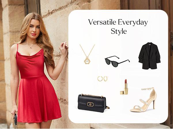Popilush Sexy Shapewear Mini Satin Slimming Cocktail Dress Built-In Bra Square Neck Tummy Control#FallFreshness Popilush Sexy Shapewear Mini Satin Slimming Cocktail Dress Built-In Bra Square Neck Tummy Control#FallFreshness