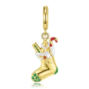 Christmas Stocking Charm - Festive Dangle Design