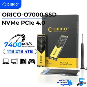 2TB NVMe SSD PCIe 4.0 Up to 7400MB/s, M.2 SSD 2280 PCIe 4.0X4 Internal Solid State Drive SSD for Gamers and Creators-O7000