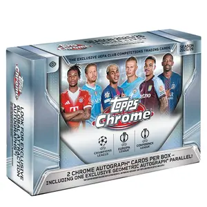 2025-26 Topps Chrome UEFA Club Competitions Breakers Delight Box