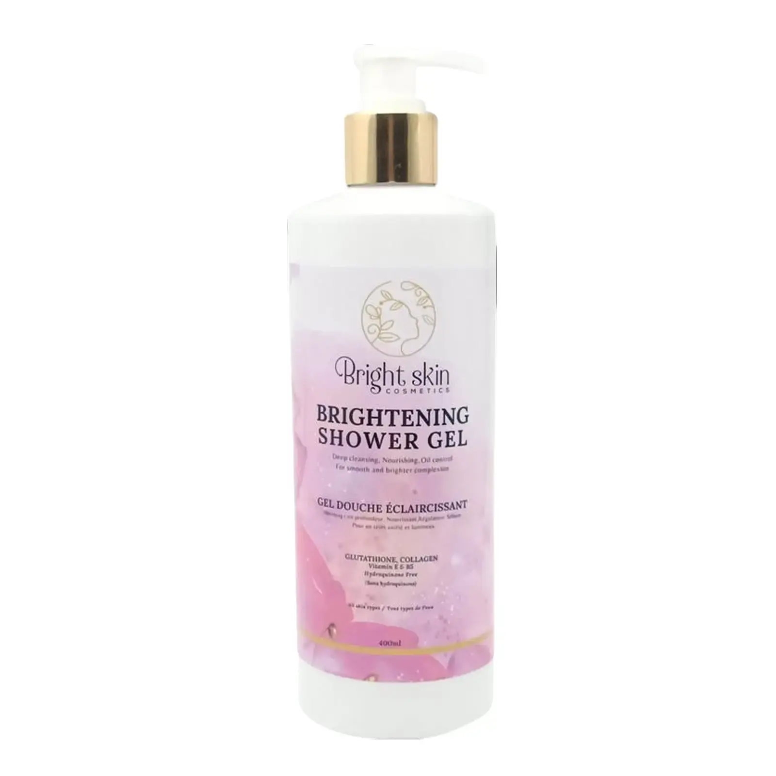 Bright Skin Brightening Shower Gel Hydrating Body Wash For Fresh Clean And Smooth Looking Skin Daily Body Cleansing Care With Glow Support Formula 11 oz