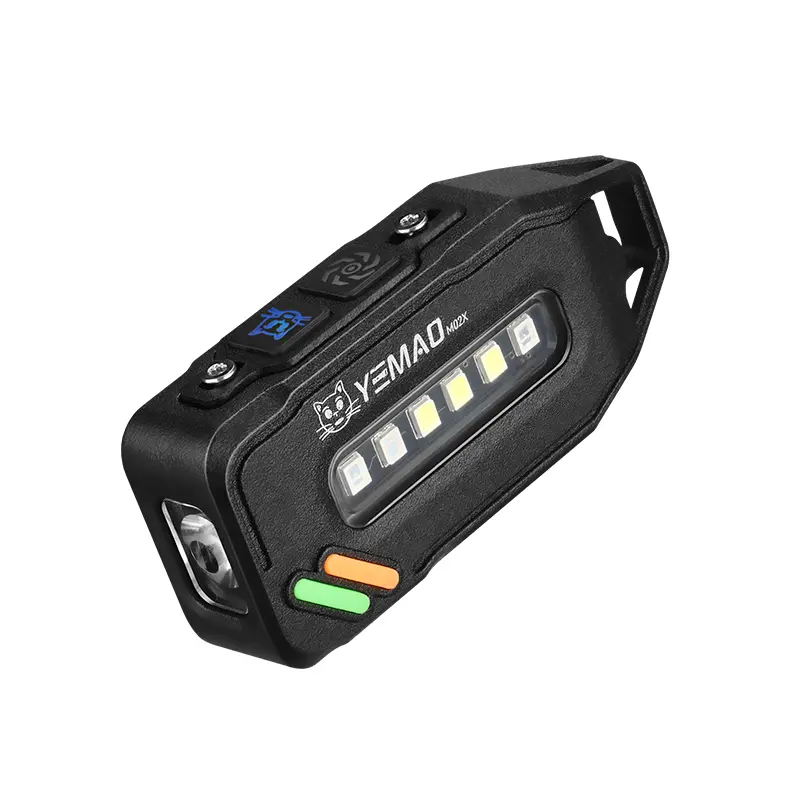 MB6 Tiny Keychain Torch - High Lumen Rechargeable Thumb-Size Portable LED Flashlight, Multiple Modes Compact Wireless Mini Torch, Emergency Light for Camping, Everyday Use