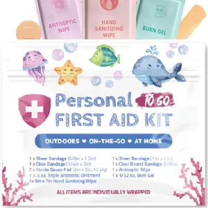 Portable Travel Size First Aid Kit (Sealife)