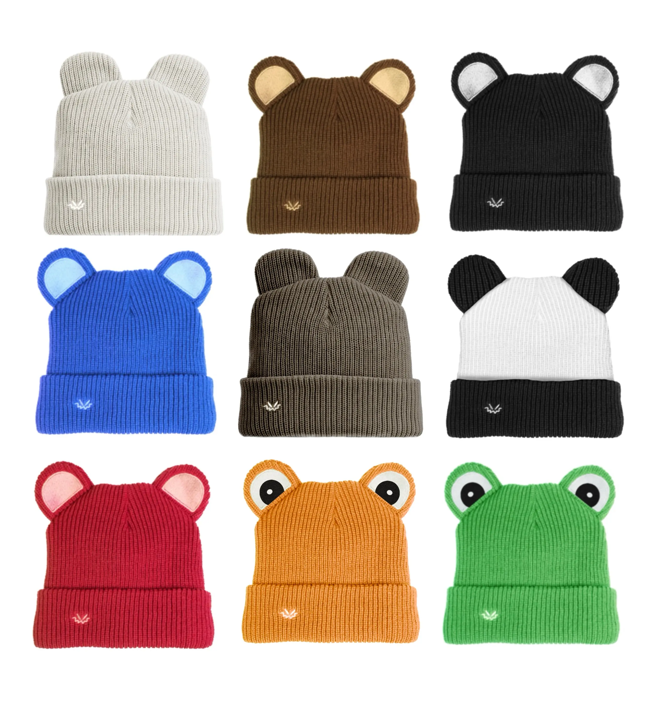 Bear Beanie Satin Lined Bear Beanie Satin Lined