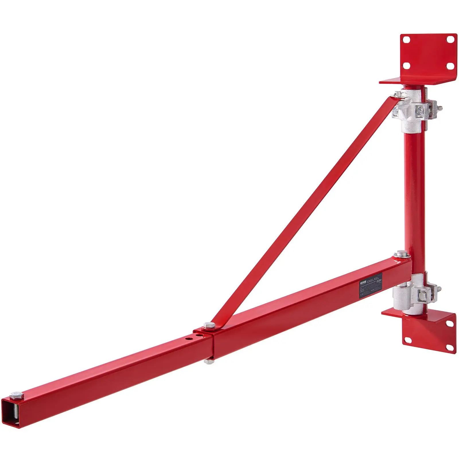 【summerfinds】VEVOR Electric Hoist Support Arm, 660 lbs Max Load Capacity, Electric Hoist Holder Swing Arm with Pole, Steel Hoist Frame, 180° Swivel Scaffold Hoist Lifting Arm, Winch Hoist Arm for Workshop, Garage
