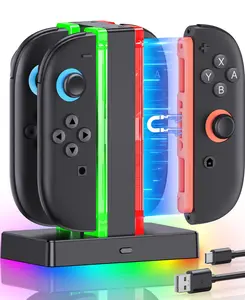 ESYWEN Switch2 handle charging stand suitable for Nintendo OLED joycon charging base bracket charger NS Joy-Con charging stand accessories 4 charging base