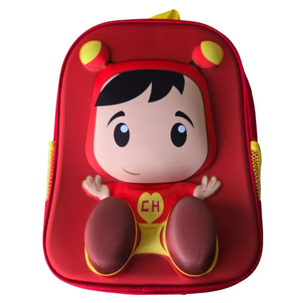 El Chapulin Kids 3D Character Backpack 12 Inch – School, Daycare & Travel Bag with Adjustable Straps