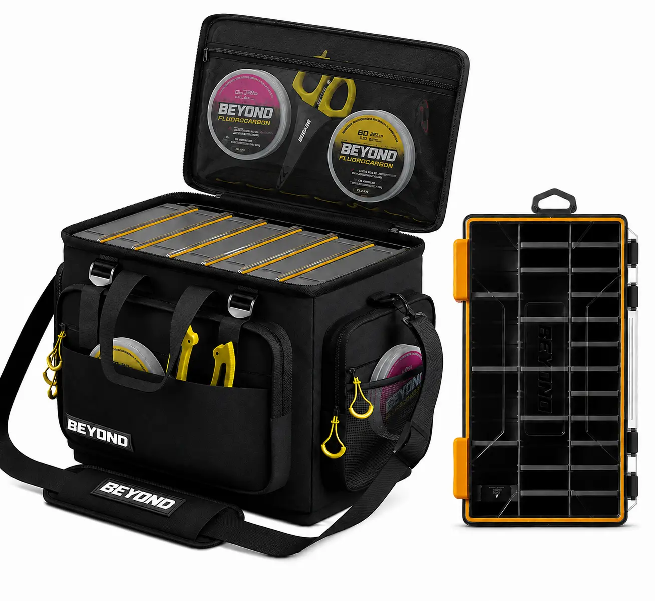 Beyond Braid Hauler Tackle Bag Bundle with 3600 Tackle Box